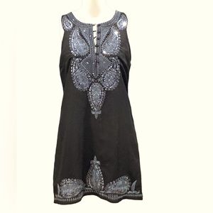 Free People size 6 women’s sequins mini dress.